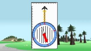 Capsule vidéo EPS Course dorientation séance 5 pour apprendre à utiliser une boussole [upl. by Annawyt]