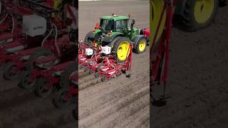 John Deere 6120M tractor Drilling Sugarbeet FlyingPixelsPhotography [upl. by Razatlab]