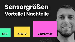 Sensorgrößen vergleich 👉🏻 Vollformat versus APSC versus MFT  Vorteile amp Nachteile [upl. by Menendez446]