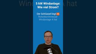 5 kW Windkraft Wie viel Strom [upl. by Herb38]