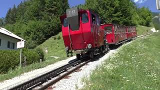 Schafbergbahn  Vorbeifahrt der Dampflok Z12 [upl. by Aymer]