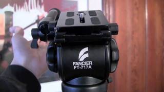 Tripod Review ePhoto Pro Heavy Duty Fancier FT717A Head [upl. by Llevad]