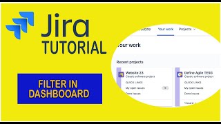 How Create Filter In Dashboard  Jira Tutorial 2021 [upl. by Aleahc54]