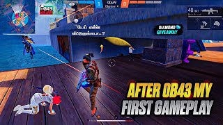 என்னடா UPDATE இது 😒 AFTER OB43 UPDATE MY FIRST GAMEPLAY 🔥 DIAMONDS GIVEAWAY 💎 BEST GRANDMASTER MATCH [upl. by Nerdna475]