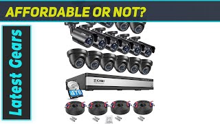 ZOSI 16CH 1080P Security Camera System Outdoor with 4TB HDD [upl. by Rozamond793]