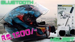 Bluetooth Helmet Setup Rs1500  Unboxing  Axor Apex Venomous  Call amp Music  For all Helmets [upl. by Kra29]