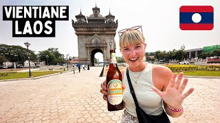 Our Shocking First Impressions of LAOS 2024 🇱🇦 Tourists Avoid This City Vientiane [upl. by Itnaihc]