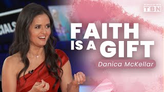 Danica McKellar The Holy Spirit Gives the Gift of Faith  Women of Faith on TBN [upl. by Nipahc56]