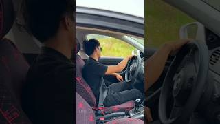 Two cars met on a narrow road The expert driver actually operated like this viral skills shorts [upl. by Einahpad]