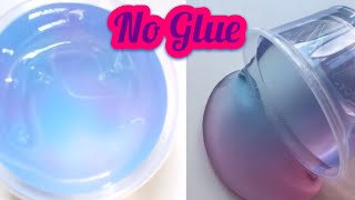 MUST WATCH REAL HOW TO MAKE THE BEST CLEAR SLIME WITHOUT GLUE WITHOUT BORAX EASY SLIME [upl. by Llorre]