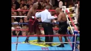 Tyson knocks opponent out cold helps him up [upl. by Noyar]