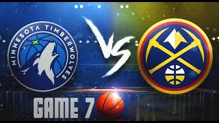 Timberwolves vs Nuggets Game 7 Hype [upl. by Iveksarap]