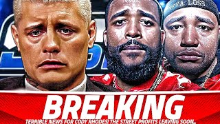 TERRIBLE NEWS FOR CODY RHODES STREET PROFITS LEAVING WWE SOON AEW RATINGS THIS WEEK WWE NEWS [upl. by Sulokcin]