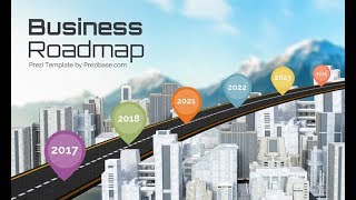 Business Roadmap  Prezi Presentation Template [upl. by Oniliuqnart464]