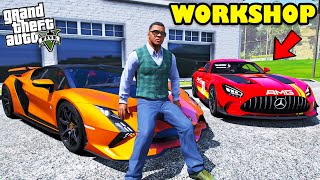 Franklin Bought Ultra Luxury And Most Expensive Supercars In His Workshop GTA 5 [upl. by Nocaj718]