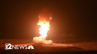 Watch the Air Force test a Minuteman III missile from Vandenberg AFB in all its fiery glory [upl. by Marcell]