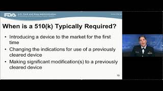 FDA  The 510k Program Preparation of the 510K application and submission to FDA [upl. by Norbie820]