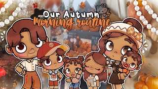 Our Autumn morning routine ୭ 🐈‍⬛✧˚ ᵎᵎ 🍁  with voice   avatar world 👜 [upl. by Dunning]