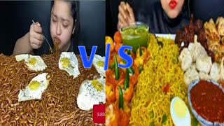 ASMR EATING😋Spicy 🌶 Maggie noodles🍜eating  2x speed eating show [upl. by Khan806]