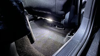 VW Golf MK7 5G footwell light retrofit part 3 [upl. by Mckeon550]