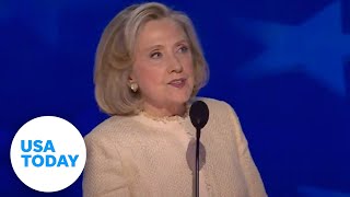 Full speech Sec Hillary Clinton speaks at 2024 DNC  USA TODAY [upl. by Martie951]