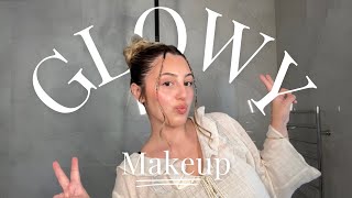 how to do the ✨GLOWY✨makeup look TUTORIAL [upl. by Eissert]