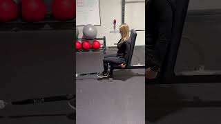 Hamstring strength testing using dynamometer [upl. by Niamreg944]