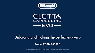 Eletta Evo  Whats in the box and how to make a perfect espresso [upl. by Atiuqehc236]