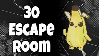 Fortnite  🍌 30 ESCAPE ROOM [upl. by Eden]