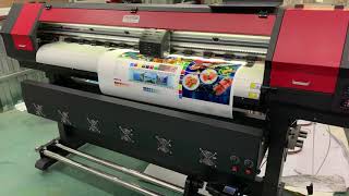 New style eco solvent printer 16m 5ft 18m 6ft with single Epson DX5 DX7 XP600 5113 4720 print head [upl. by Clardy]