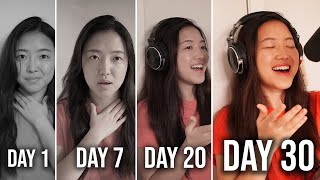 I Learned How to Sing for 30 Days [upl. by Georgiana]