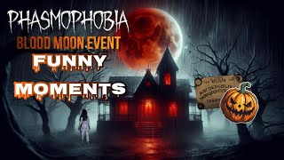 Phasmophobia Funny Moments  Insanity mode UV light and Blood moon event [upl. by Bauske]