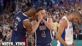 USA vs France Mens Basketball Final  Stephen Curry marvelous  USA won Gold Medal at Olympic 2024 [upl. by Ydeh91]