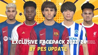 NEW UPDATE FACEPACK 2023 FOR PES 2018 CONVERT  BY PES UPDATE [upl. by Akit]