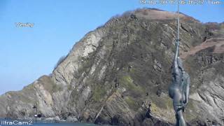 Ilfracombe Harbour in Devon at high tide 19042016 [upl. by Nena302]