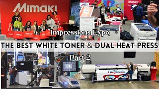 The Best White Toner Printer Full Review of iColor 560 amp 650  New Stahls Dual Heat Press [upl. by Warfold717]