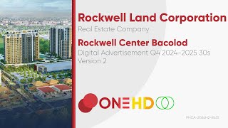 Rockwell Center Bacolod Digital Ad Q4 20242025 30s Philippines Version 2 HDST [upl. by Oikim850]