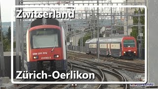 Züge am Zürich Oerlikon  Swiss Train Compilation [upl. by Jennette]