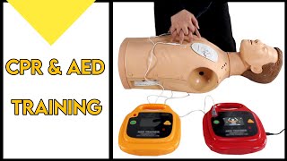 CPR  Cardiopulmonary resuscitation and AED defibrillator training  cpr [upl. by Bobbi]