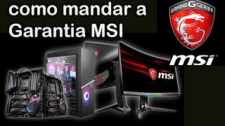 como mandar a garantia productos msi asus corsair ETC tutorial hablar a msi para garantia gratis [upl. by Anyrtak819]