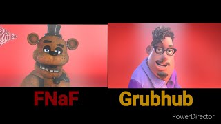 Animation FNaF Hub vs Grubhub [upl. by Odlawso]