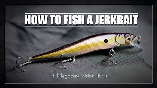 How to Fish a Jerkbait ft Megabass Vision 110 Jr [upl. by Jaycee]