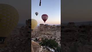 Cappadocia Hot Air Balloon CappaTufaa hotairballoon travel [upl. by Aicileb]