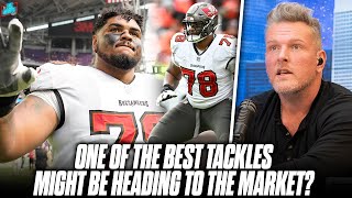 One Of The Best Offensive Tackles In The NFL Might Be Headed To The Market  Pat McAfee Reacts [upl. by Ardy]