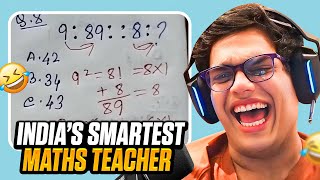 INDIAS SMARTEST MATH TEACHER [upl. by Sumaes]