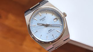 Tissot PRX Powermatic 80 Ice Blue  Review [upl. by Lotty]