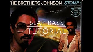 Stomp  Brothers Johnson  Slap bass lesson [upl. by Diver]