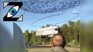 Zap Net Un camion porté par 2000 drones  140521 [upl. by Alastair]