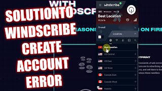 Solution To Windscribe VPN Sign up Problem  cpm kay kiya vpn [upl. by Ettezoj876]