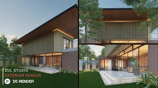 Image amp Animation with D5 Render  Private House 284 Part 2  Downloadable File Included [upl. by Jewel]